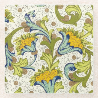 Dessous-de-verre En Verre Italien Florentine Plats Motif