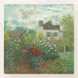 Dessous-de-verre En Verre Jardin des artistes de Monet dans Peinture d'Argen