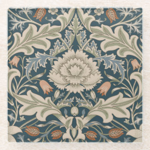 Dessous-de-verre En Verre Jardin Floral William Morris Severn Fleur Classiqu