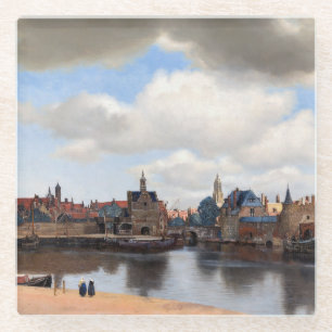 Dessous-de-verre En Verre Johannes Vermeer - Vue de Delft