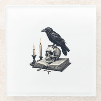 Dessous-de-verre En Verre La Société Littéraire de Ravenwood