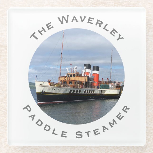 Dessous-de-verre En Verre La vapeur Waverley Paddle (Devant)
