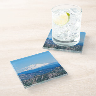 Dessous-de-verre En Verre La vue d'Helen