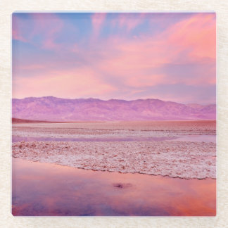 Dessous-de-verre En Verre Lac water, Badwater, Death Valley