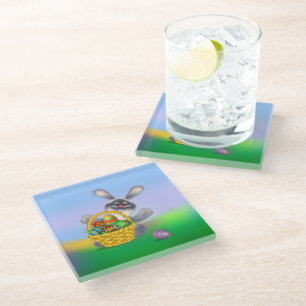 Dessous-de-verre En Verre Lapin de Pâques