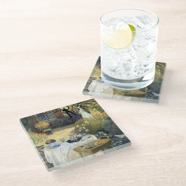 Dessous-de-verre En Verre Le Luncheon Claude Monet (Incliné)