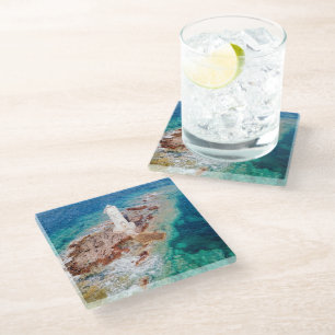 Dessous-de-verre En Verre Les phares   Phare de Mangiabarche Italie