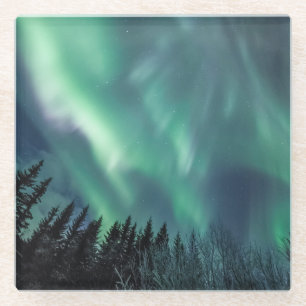 Dessous-de-verre En Verre Lumière du Nord Norvège