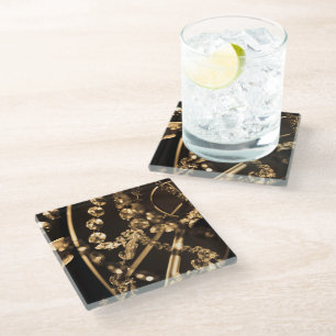 Dessous-de-verre En Verre Lustre en cristal