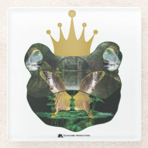 DESSOUS-DE-VERRE EN VERRE M. VERSION VERRE FROSTÉE "KING" TOAD VERSION 22