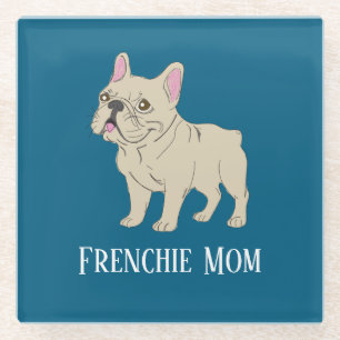 Dessous-de-verre En Verre Maman Frenchie