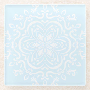Dessous-de-verre En Verre Mandala arctique