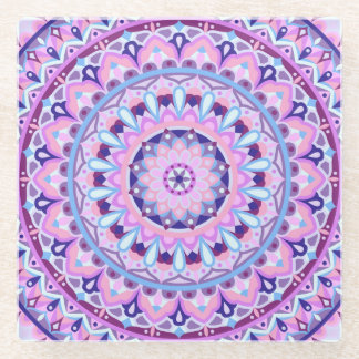 Dessous-de-verre En Verre Mandala de base violette