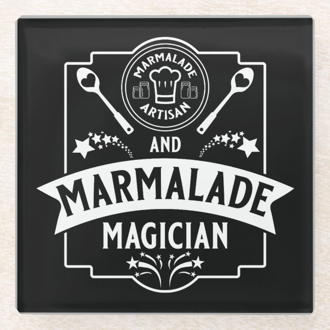 Dessous-de-verre En Verre Marmalade Jam (Devant)