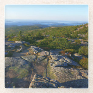 Dessous-de-verre En Verre Matin au sommet du mont Cadillac à Acadia