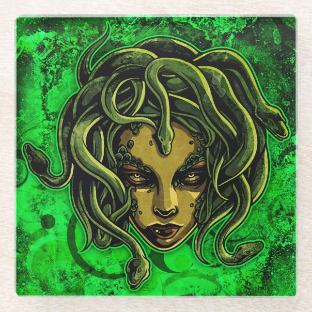 Dessous-de-verre En Verre Medusa (Devant)