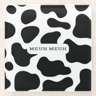 Dessous-de-verre En Verre Meuh Meuh