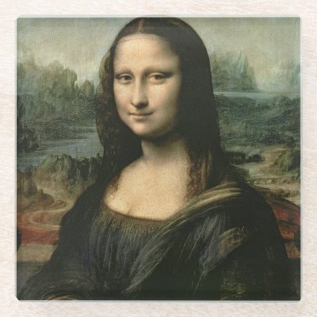 Dessous-de-verre En Verre Mona Lisa, c.1503-6 (Devant)