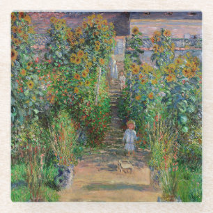 Dessous-de-verre En Verre Monet Garden Vetheuil Impressionim Peinture