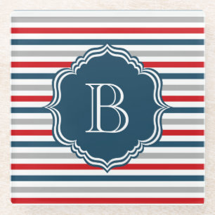 Dessous-de-verre En Verre Monogram design