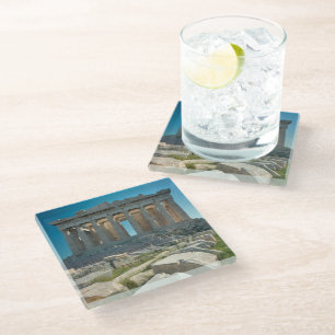 Dessous-de-verre En Verre Monuments   Parthenon Athens, Greece