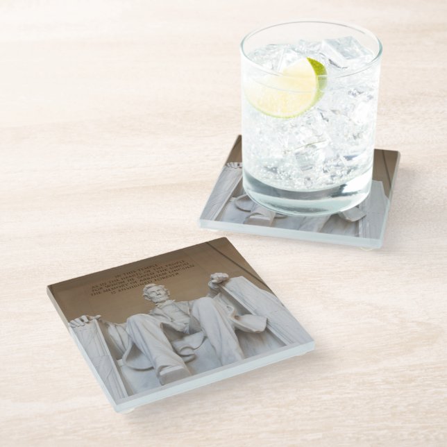 Dessous-de-verre En Verre Monuments | the Lincoln Memorial (Incliné)