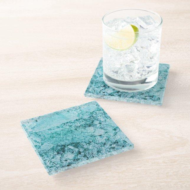 Dessous-de-verre En Verre morceaux d'intégration mentale (Incliné)