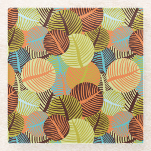 Dessous-de-verre En Verre Motif abstrait