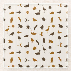 Dessous-de-verre En Verre Motif animal 2