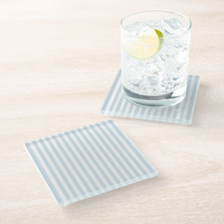 Dessous-de-verre En Verre Motif Bleu Nautique