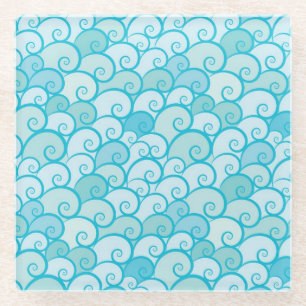 Dessous-de-verre En Verre Motif de mer