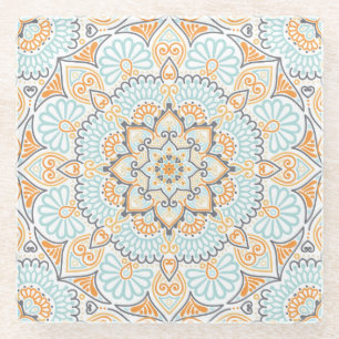 Dessous-de-verre En Verre Motif en carrelage sans couture : décoratif, desig