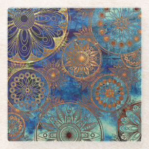 Dessous-de-verre En Verre Motif grunge d'art
