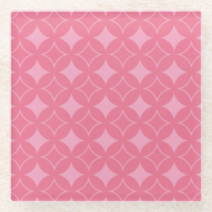 Dessous-de-verre En Verre Motif shippo rose