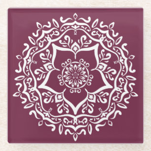 Dessous-de-verre En Verre Mulberry Mandala