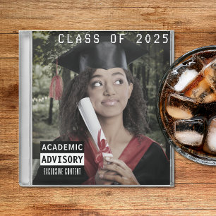 Dessous-de-verre En Verre Musique CD Coque Album Couverture Classe de