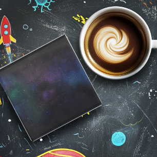 Dessous-de-verre En Verre Nebula cosmique de Galaxie