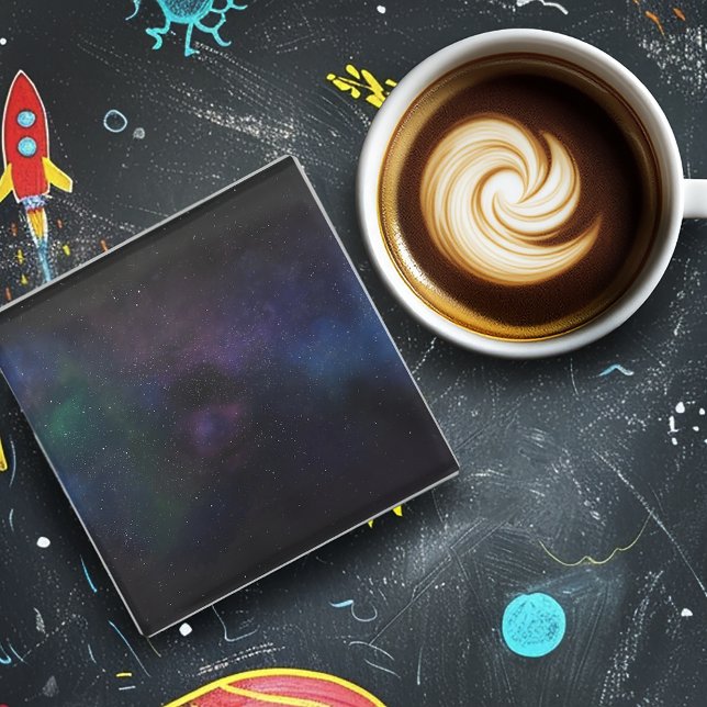 Dessous-de-verre En Verre Nebula cosmique de Galaxie (Créateur téléchargé)