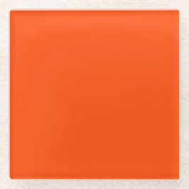 Dessous-de-verre En Verre Neon, Ensemble Vivid Orange Cornhole