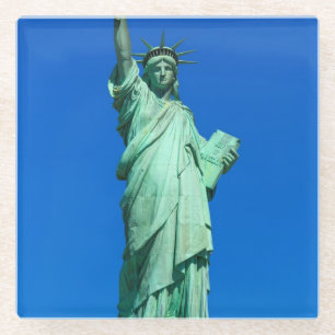 Dessous-de-verre En Verre New York, statue de la liberté