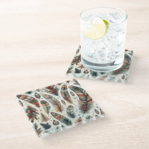 Dessous-de-verre En Verre Noël Boho
