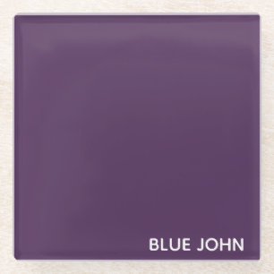 Dessous-de-verre En Verre Nom de la couleur violette de Blue John