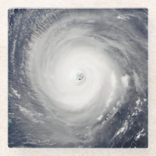 Dessous-de-verre En Verre Oeil de l'ouragan (Devant)