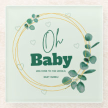 Oh Bébé Fête de Bébé Feuilles d'Eucalyptus