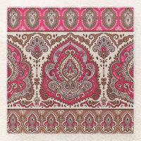 Paisley floral indien, motif de mandala ethnique.