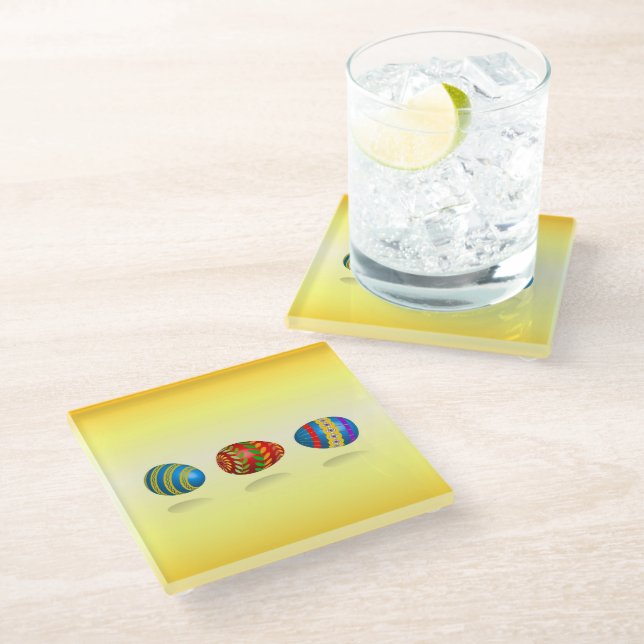 Dessous-de-verre En Verre Pâques і (Incliné)