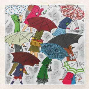 Dessous-de-verre En Verre Parapluies