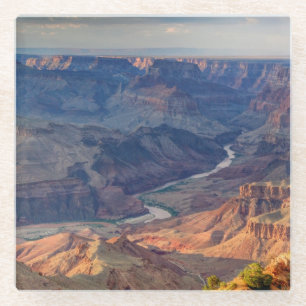 Dessous-de-verre En Verre Parc national de canyon grand, Ariz