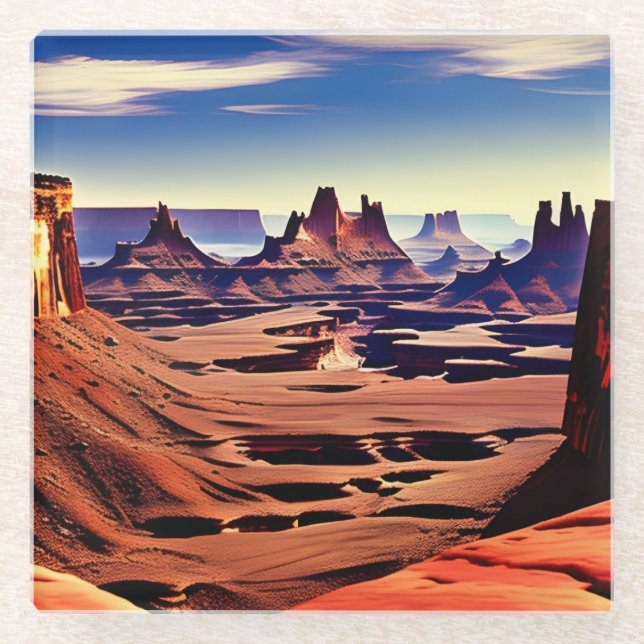 Dessous-de-verre En Verre Parc national des Canyonlands (Devant)