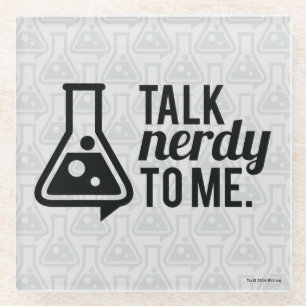 Dessous-de-verre En Verre Parler Nerdy